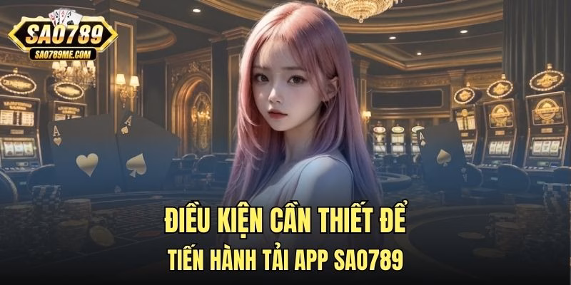 Điều kiện cần thiết để tiến hành tải app Sao789