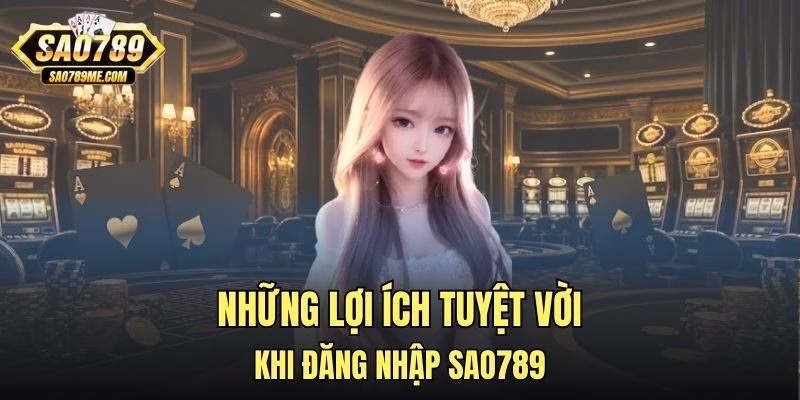 Những lợi ích tuyệt vời khi đăng nhập Sao789